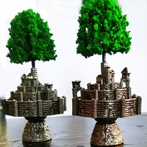 Sky City model Miyazaki Lapuda Castle alloy piece for girls friends castle is cool