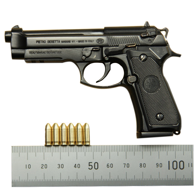 1: 2.05 alloy empire shell gun model metal alloy BERETTA M92A1 detachable non-launchable