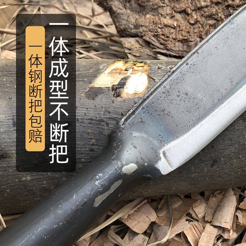 Outdoor agricultural weeding tool imported manganese steel sickle cutting grass knife agricultural tool corn harvesting mowing long handle large sickle