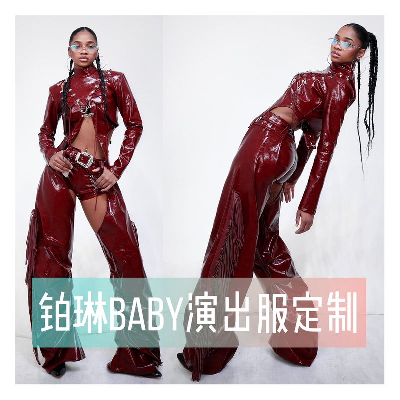 New Style Bar Nightclub Gogo Performance Outfit Ds Female Singer Sexy Nightclub Lead Dancer Outfit Night Club Performance Outfit Set
