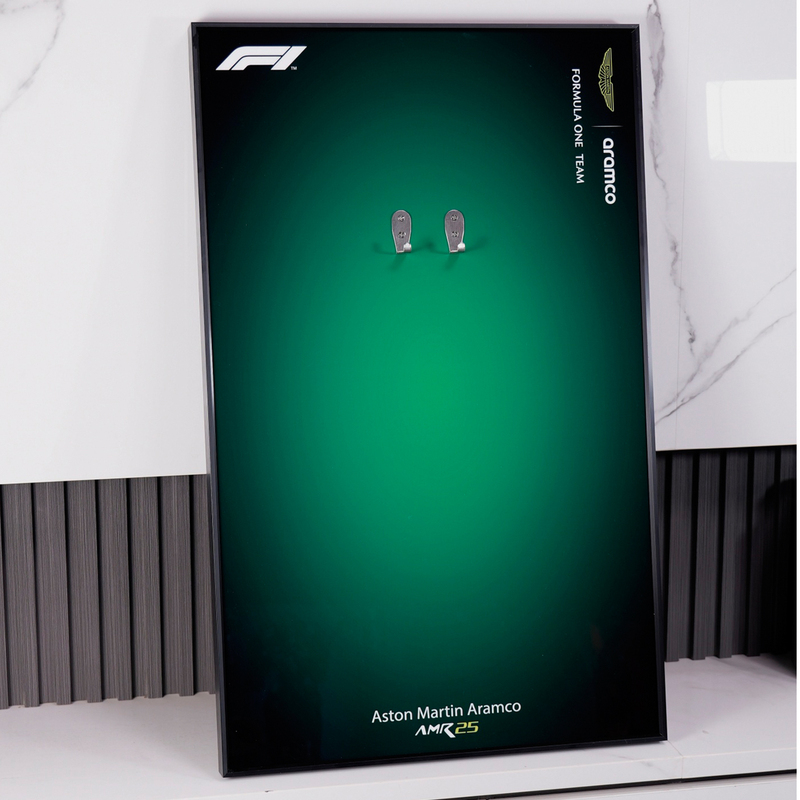 Suitable for Le Yu Gao 42240 Aston Martin F1Amr25 Building Blocks Wall Display Photo Frame Decorative Background Board