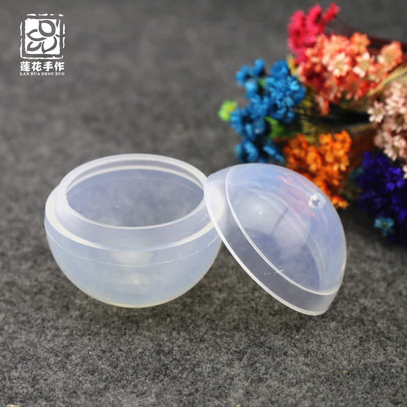 Spherical silicone mold drip glue dry flower mirror surface without grinding whole ball round ball mold imported liquid silicone mold