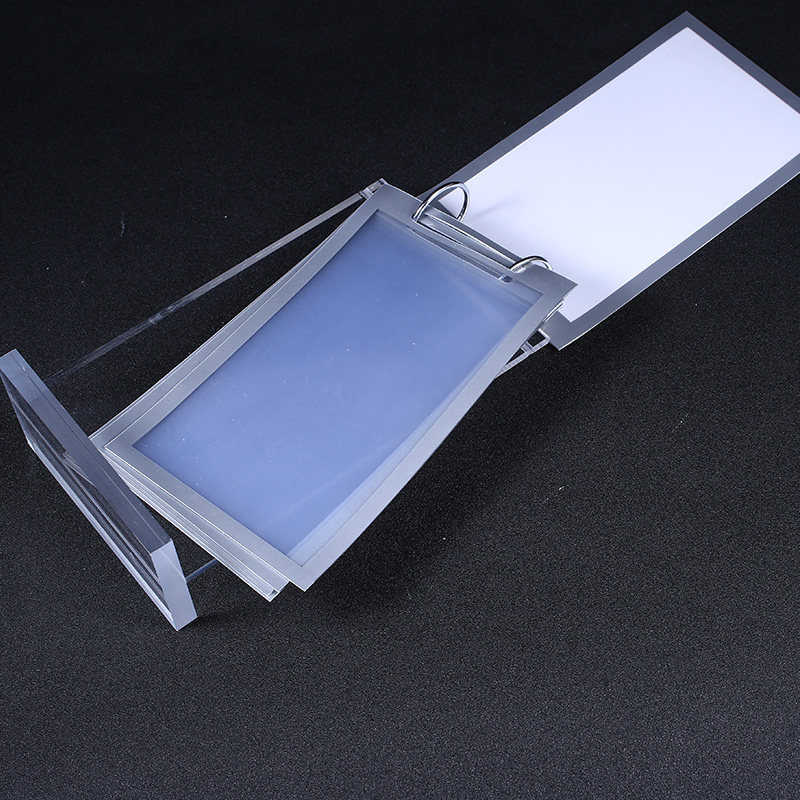 Page-turning table Cards Acrylic Table Cards Page-turning Inner Page Inserts Can Replace Insert Page