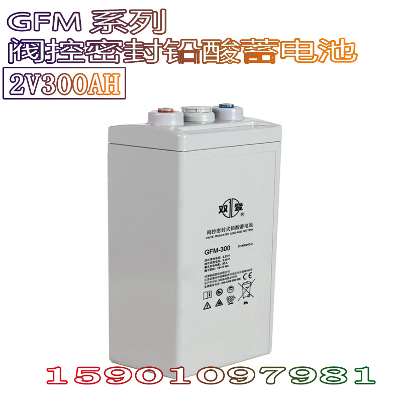 Double Den Storage Battery 2V300AH Lead-acid Maintenance Storage Battery GFM-300 Direct Current Screen UPS Storage Battery