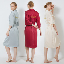 Sleepy Robber Woman Small Sleeved Red Bride Wedding Round Wedding Course Long Wire Sexy