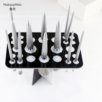 Charm pocket makeup brush drying rack Cute Acrylic makeup brush drying artifact cleaning brush storage finishing tool