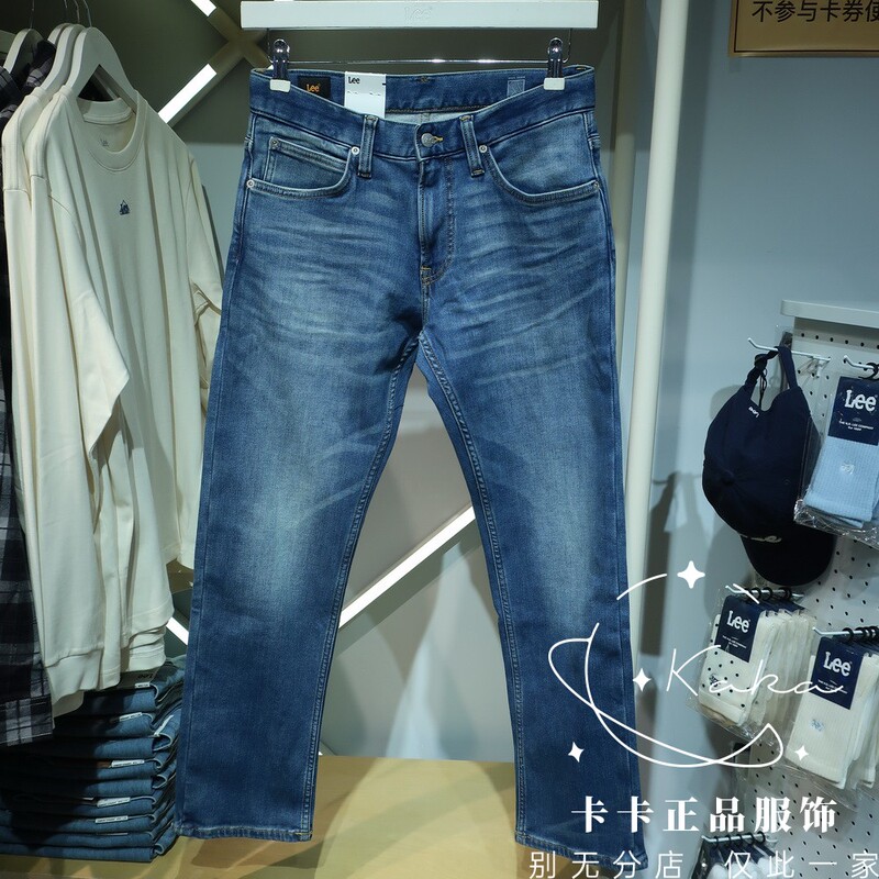 Lee Genuine Product from the Store 2026 Autumn and Winter Men's Fleece-Lined Straight-Leg Jeans Lmb266726203488-A11073 Lee Genuine Product from the Store 2026 Autumn and Winter Men's Fleece-Lined Straight-Leg Jeans Lmb266726203488-A11073