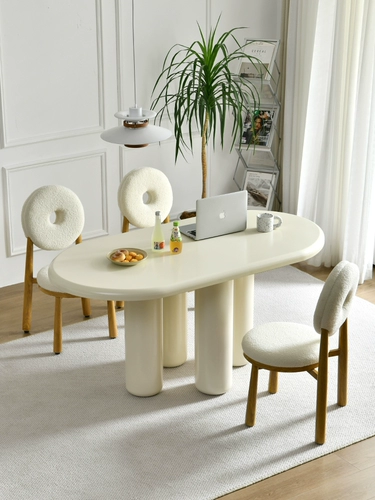 Кремовый белый стульчик для кормления для домашнего использования для стола, французский стиль, популярно в интернете