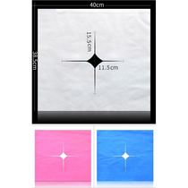 Disposable hole towel beauty salon massage mattress face towel cross lying pillow towel non-woven round hole bedside cushion towel hole towel