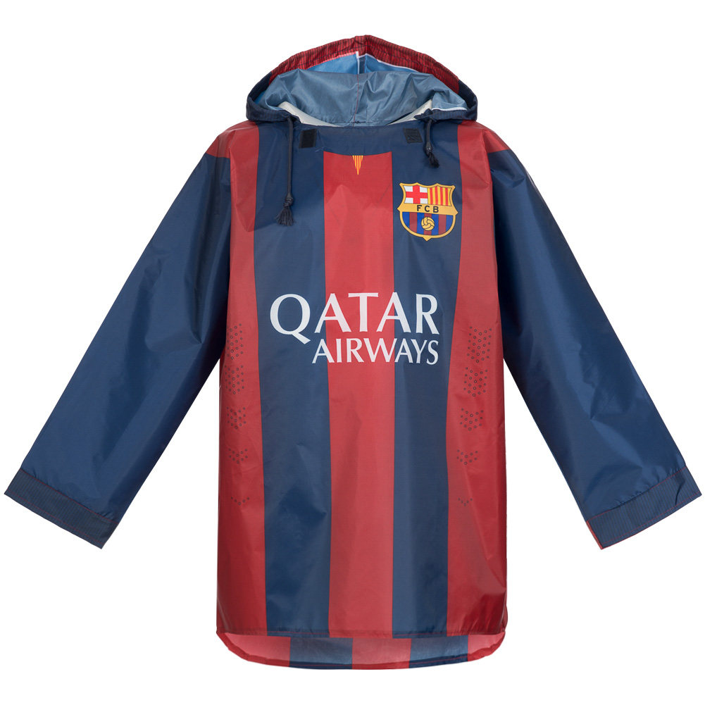 Official Barcelona Manchester United Chelsea children's big children raincoat football surrounding fan gifts