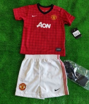 Nike Manchester United 1213 home Children Baby baby jersey shirt pants socks football suit 479276