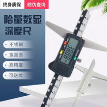Hamlet number display depth ruler 0-150-200-300 high-precision cursor depth ruler accessory small depth measurement