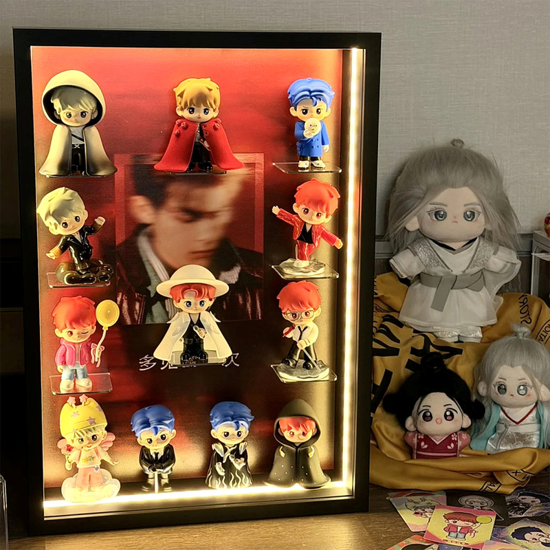Suitable for Tan Jianci's Popular Blind Box Collectibles, Peripheral Blind Box Storage, Concert Display Box, Ornaments, and Gifts Suitable for Tan Jianci's Popular Blind Box Collectibles, Peripheral Blind Box Storage, Concert Display Box, Ornaments, and Gifts