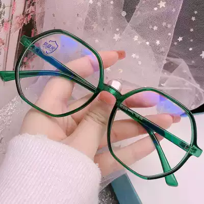 HD presbyopia glasses female anti-Blue anti-fatigue fashion young ultra-light comfortable large frame face small elderly glasses