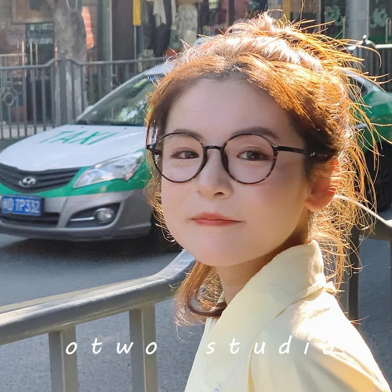 Retro children Anti-blue radiation Anti-fatigue Near-view eye mirror Female mobile phone protective eye child Pine light protection male