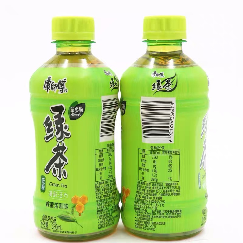 康师傅 冰红茶/茉莉蜜茶/绿茶 330ml*12瓶 图3