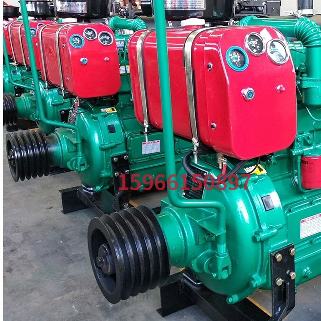 Weifang four-cylinder six-cylinder 100 200 300 hp diesel engine 4108 6105 615 crusher marine, etc