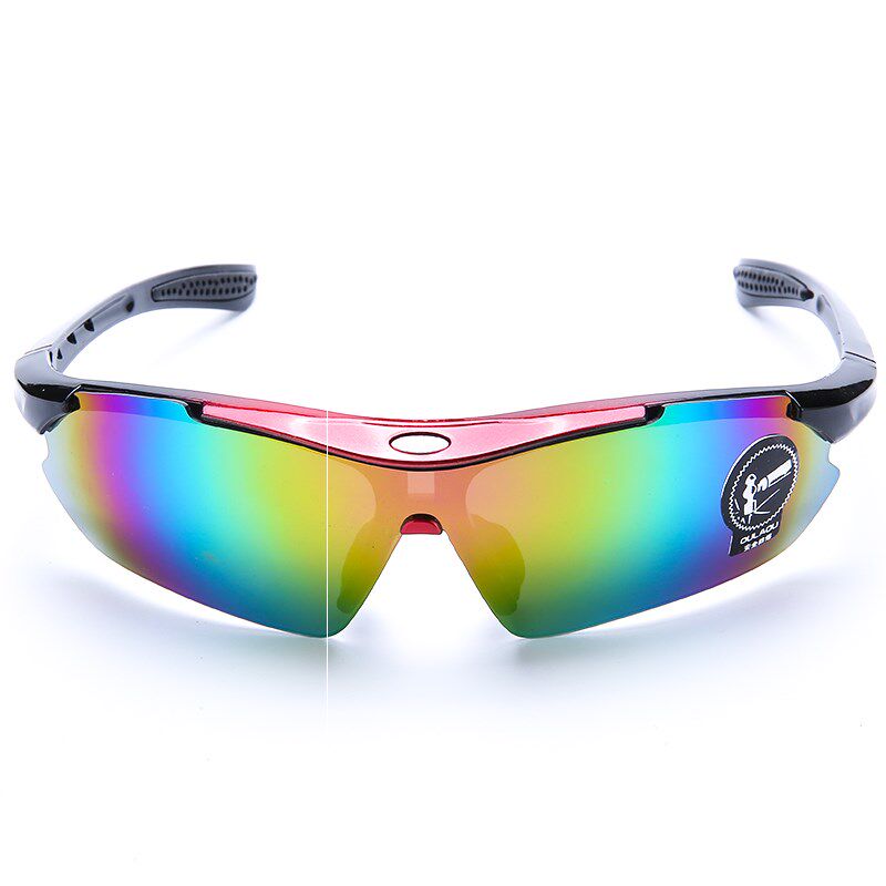 Cycling glasses discolored outdoor sports sunglasses running fan - proof glasses for men and women bicycle equipment