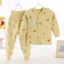 Bé bông mùa thu quần quần áo mùa thu set childrens quần lót nam Cardigan sbaby quần bụng lưng cao nữ mùa xuân và mùa thu. 