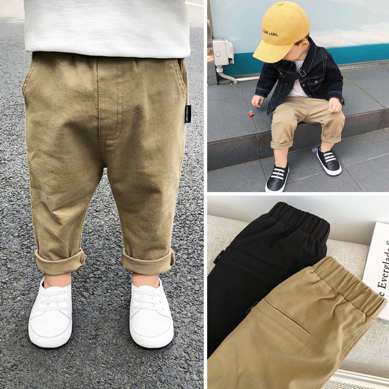 Girls Pants Boom 2021 Spring and Autumn New Baby Bowl Pants and Yang Children's Leisure Groups