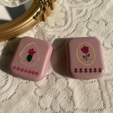 Брендовые невидимые ретро очки, портативная коробка для хранения, простой и элегантный дизайн