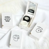 Матовые портативные невидимые маленькие брендовые очки, коробка, простой и элегантный дизайн