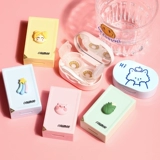 Матовые портативные невидимые маленькие брендовые очки, коробка, простой и элегантный дизайн