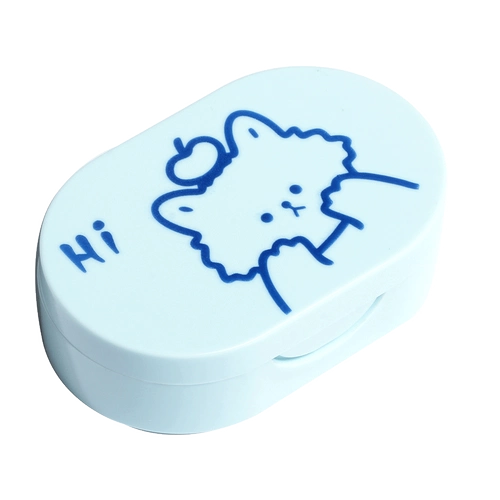 Брендовые портативные невидимые маленькие милые очки, двойная коробка, простой и элегантный дизайн