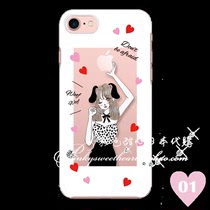 Pink Sweetheart Japan Direct Ciara December CuteiPhoneXs X 8 Mobile phone shell cci04051701