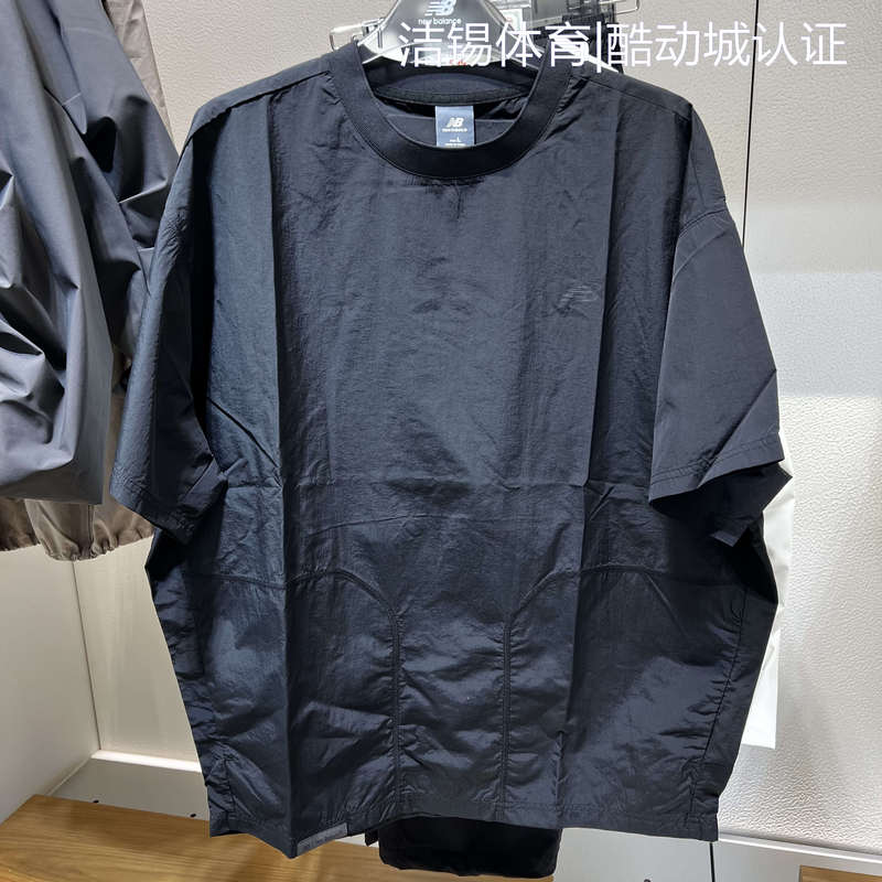 New Balance/Nb2026 Summer Casual Breathable Round Neck Simple and Comfortable Short-Sleeved T-Shirt for Men Mt61R7Jb