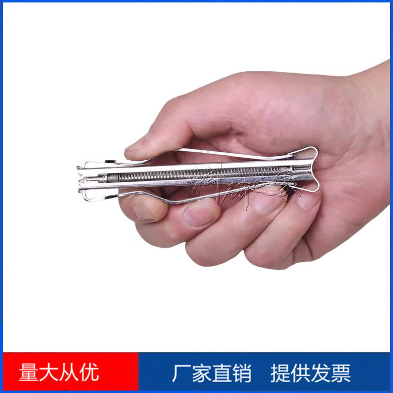 大鼠小鼠伤口夹 动物创口夹 连续性缝合器 老鼠皮肤缝合卡钉 79mm