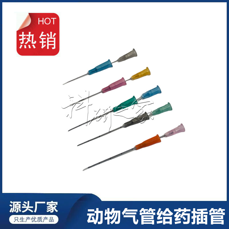 大小鼠气管插管 给药滴注呼吸辅助实验气管导管 22G20G18G16G14G