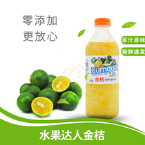 Nanning fruit talent frozen golden orange juice fresh squeezed non-concentrated fruit pulp raw gold orange juice without additives 950ml bottle