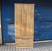 Solid wood wardrobe 75CM hanging wardrobe two door cabinet fir multi-purpose simple children Modern Adult