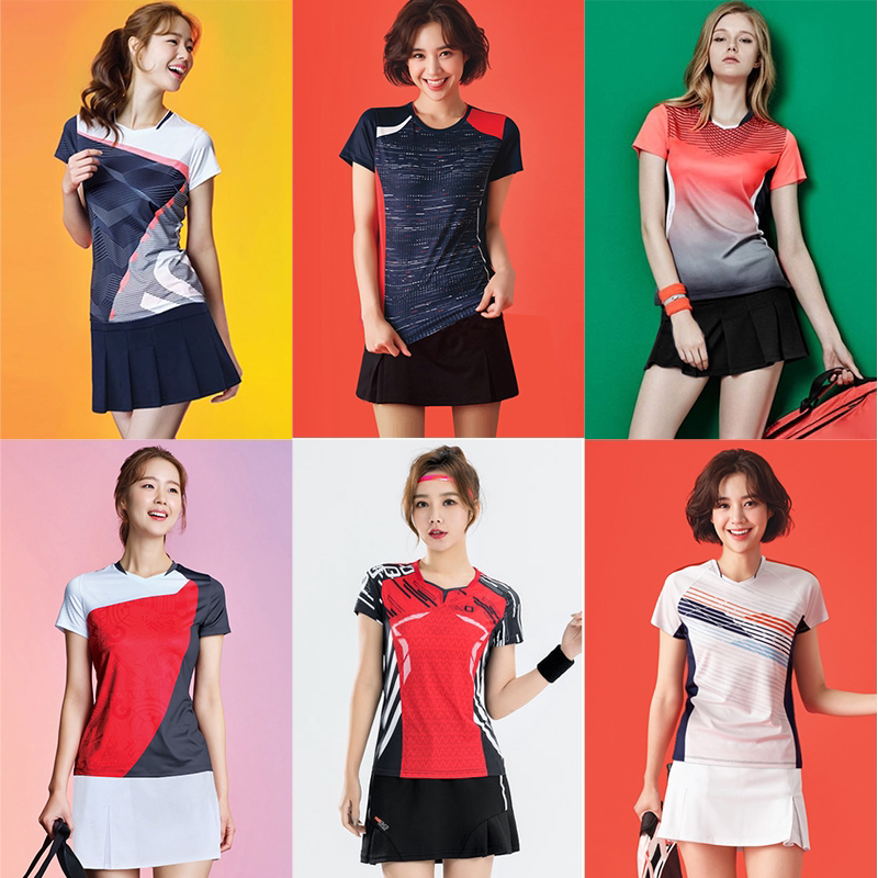 2020 New Contest Suit Badminton Suit Sport Suit Men And Women Breathable Quick Dry Short Sleeve Shorts Custom Race Suit