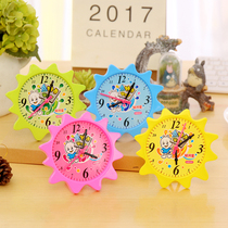 Little sun clock learner clock face learner teaches children to know time student stationery prize 21g