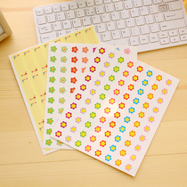 Removable smiley face sun flower stickers reward stickers cartoon floral stickers teachers arrange flower stickers name stickers