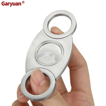 Transparent cigar cutter portable cigar scissors cigarette cutter metal stainless steel cigar cutter moxa