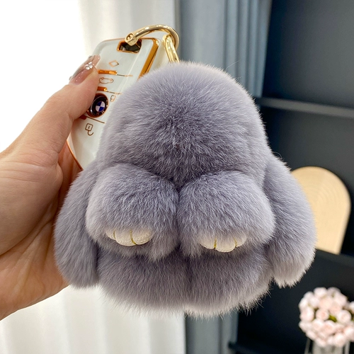 Оригинальная милая плюшевая кукла, маленький кролик, брелок, украшение на сумку