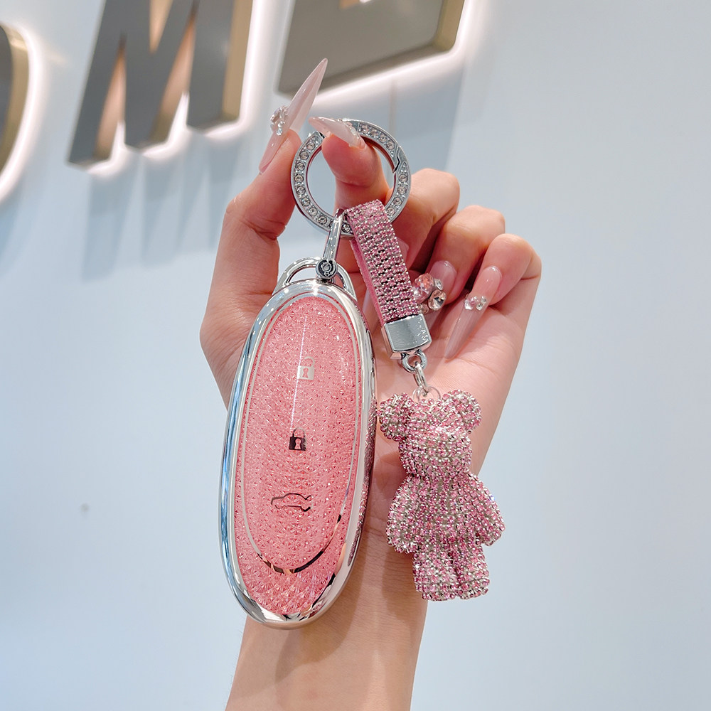 Suitable for Dongfeng Nano 01 Key Cover, New Nano 01 New Energy Vehicle High-End Key Protective Shell with Buckle for Women