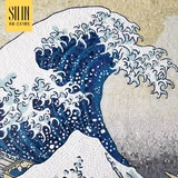 Волновая стеклянная мозаика японская стиль массаш