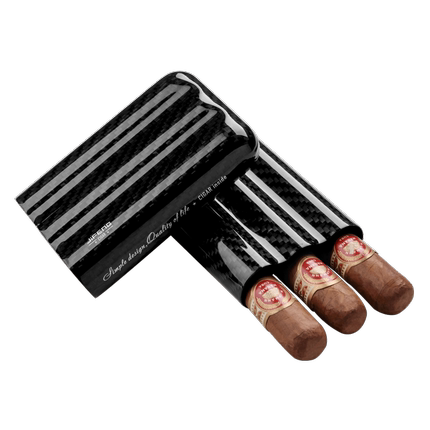 giffeng monsoon cigar moisturizing tube travel portable 3 retro carbon fiber cigar pipe cigar Cigar accessories