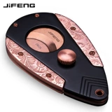 Джифенг муссонный сигар резка из нержавеющей стали резкий двойной окрасный нож с ножом с ножом с ножом.