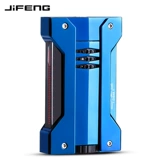 Модная портативная металлическая зажигалка, ветрозащитная подарочная коробка, упаковка