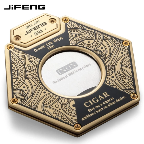 Monsoon Monsoon Cut Cut Cigar Blade Blade Sharp Blade Portable Retro Gift Box, чтобы курить сигарет.