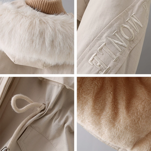 Утепленный зимний пуховик, длинная куртка, коллекция 2021, в корейском стиле, средней длины, подходит для подростков