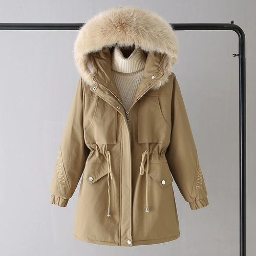 Утепленный зимний пуховик, длинная куртка, коллекция 2021, в корейском стиле, средней длины, подходит для подростков