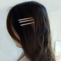 Word clip edge clip Accessories Nets Red Girl Liu Haiclip South Korea Side Pearl Minimalist Clips Top Clips Headwear