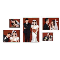Customized photo wall printing wedding photos wedding photos family photos photo frame combination photo wall photo printing and washing