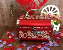 Guti wedding Chinese dustproof jewelry box box box safe box gift dowry large wedding red household hardware